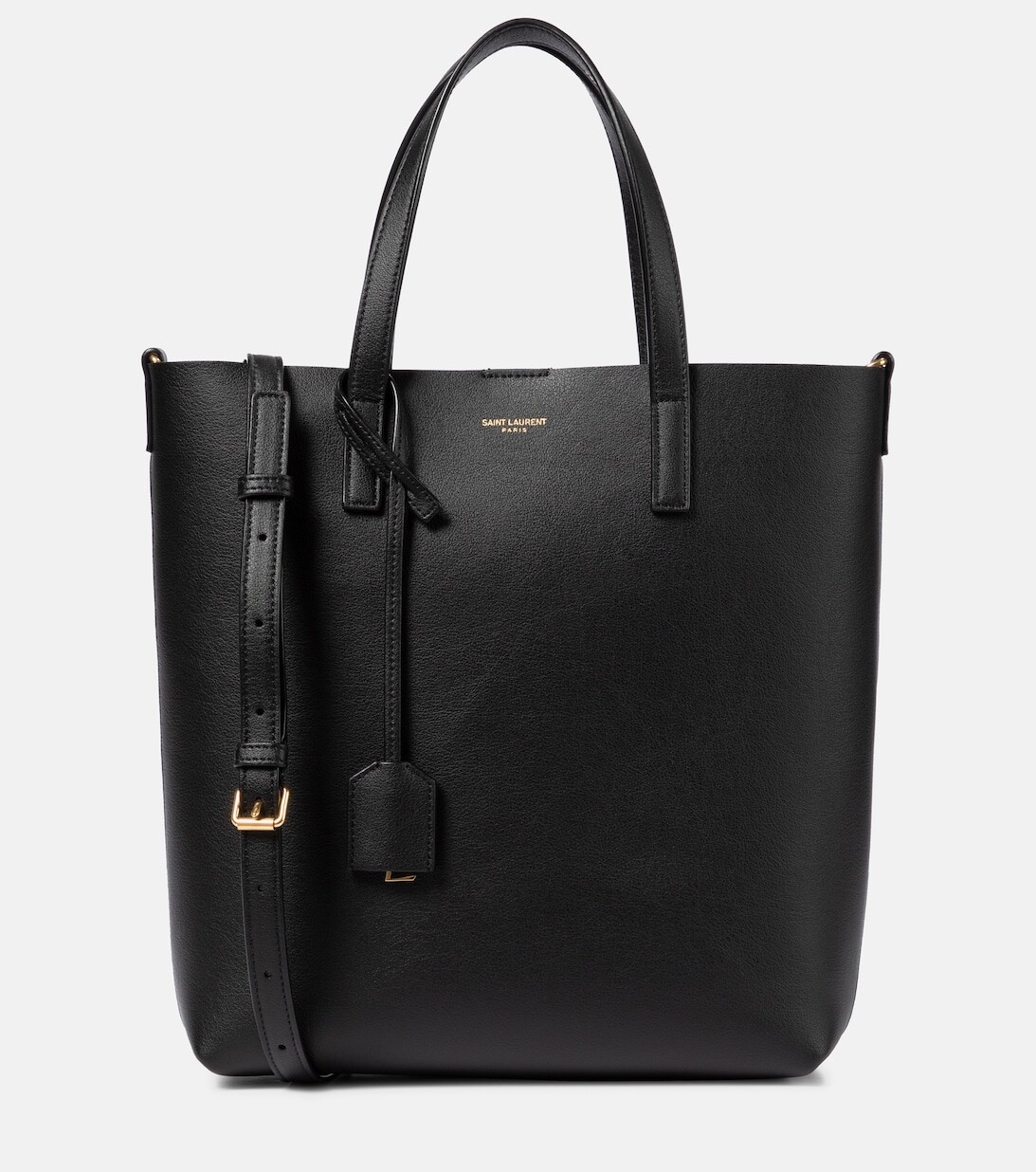 

Сумка-тоут Toy из кожи Saint Laurent, черный