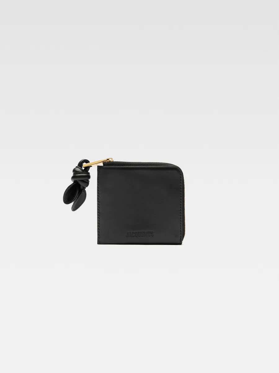 

Визитница с завязками Ле Порт-Монне Турни Jacquemus, черный