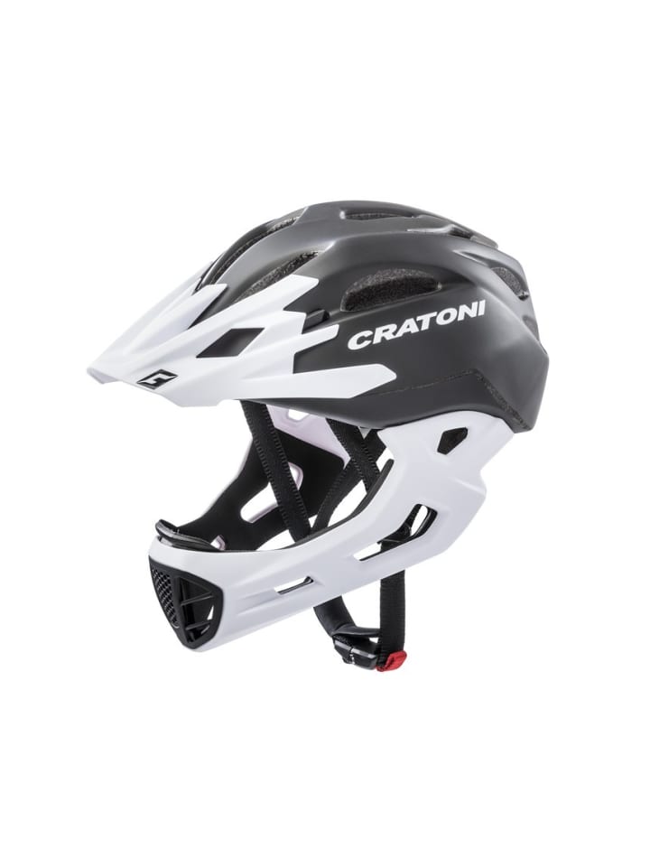 

Cratoni Велосипедный шлем для фрирайда C-Maniac в матовом черно-белом цвете