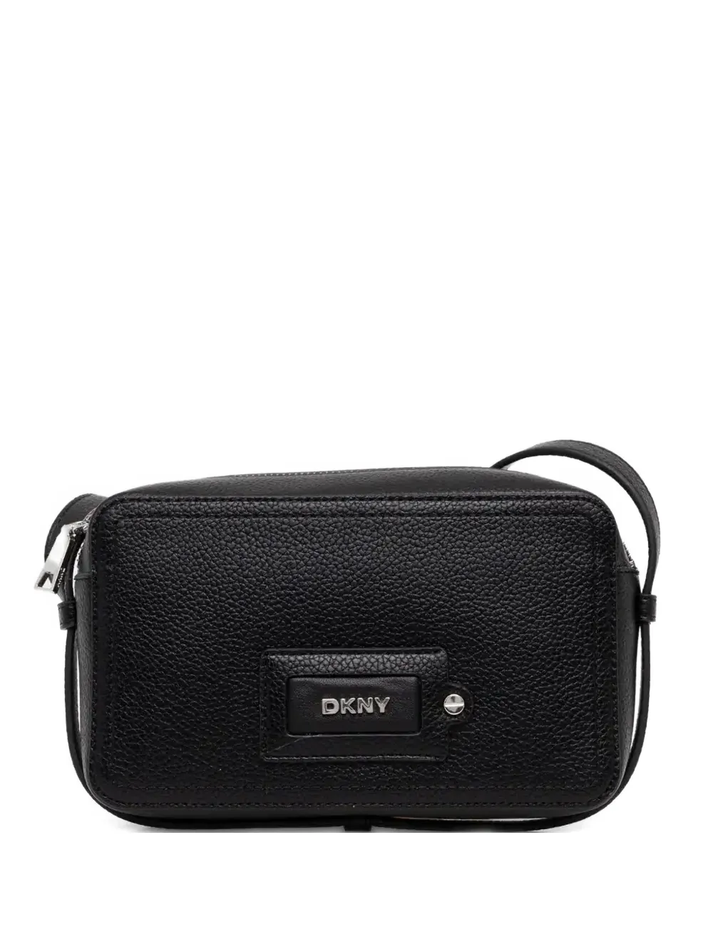 

Сумка через плечо с логотипом DKNY, черный