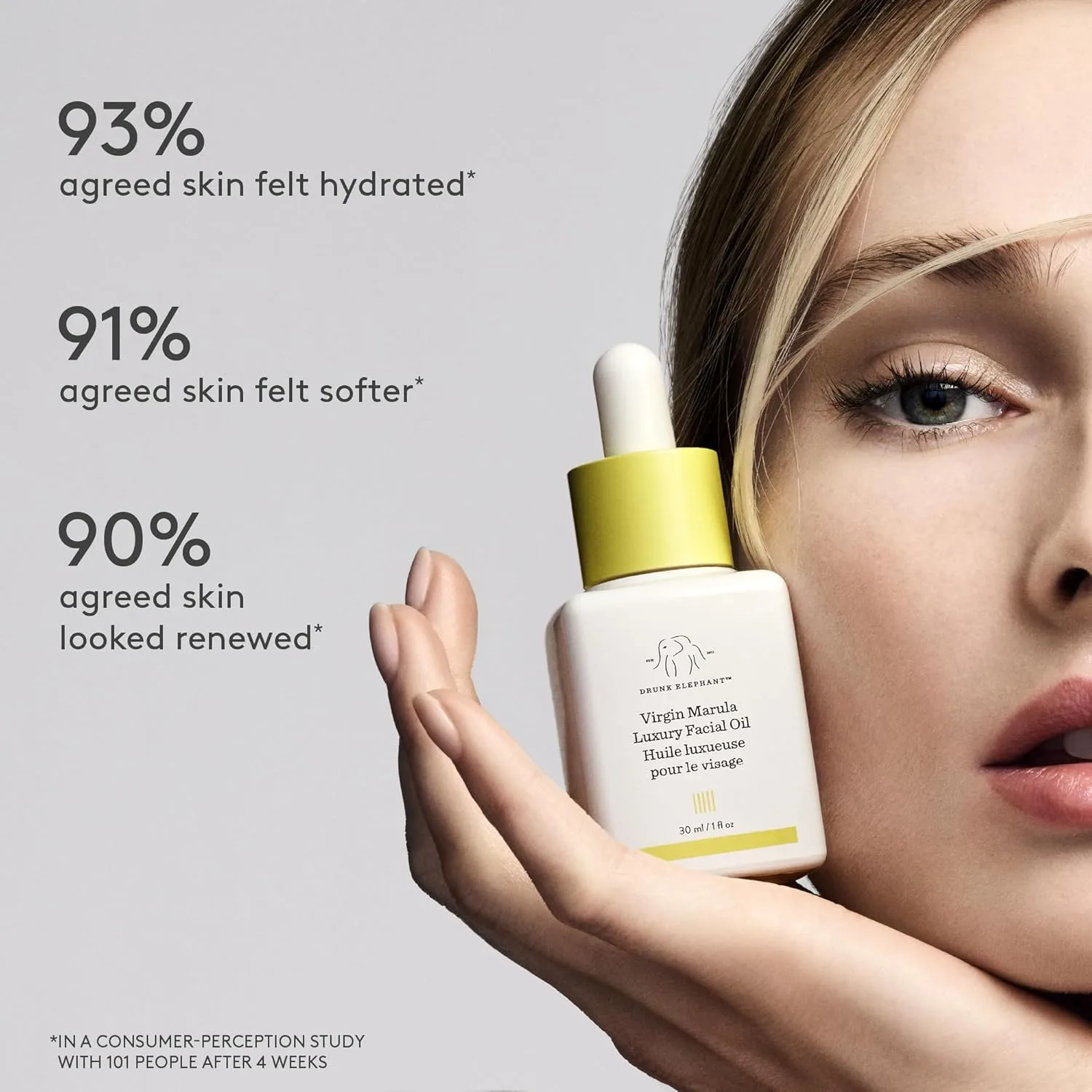 Сыворотка Drunk Elephant — Virgin Marula Luxury Facial Oil - , чистая клиническая косметика, без жестокости, 14.8 мл — фото 2