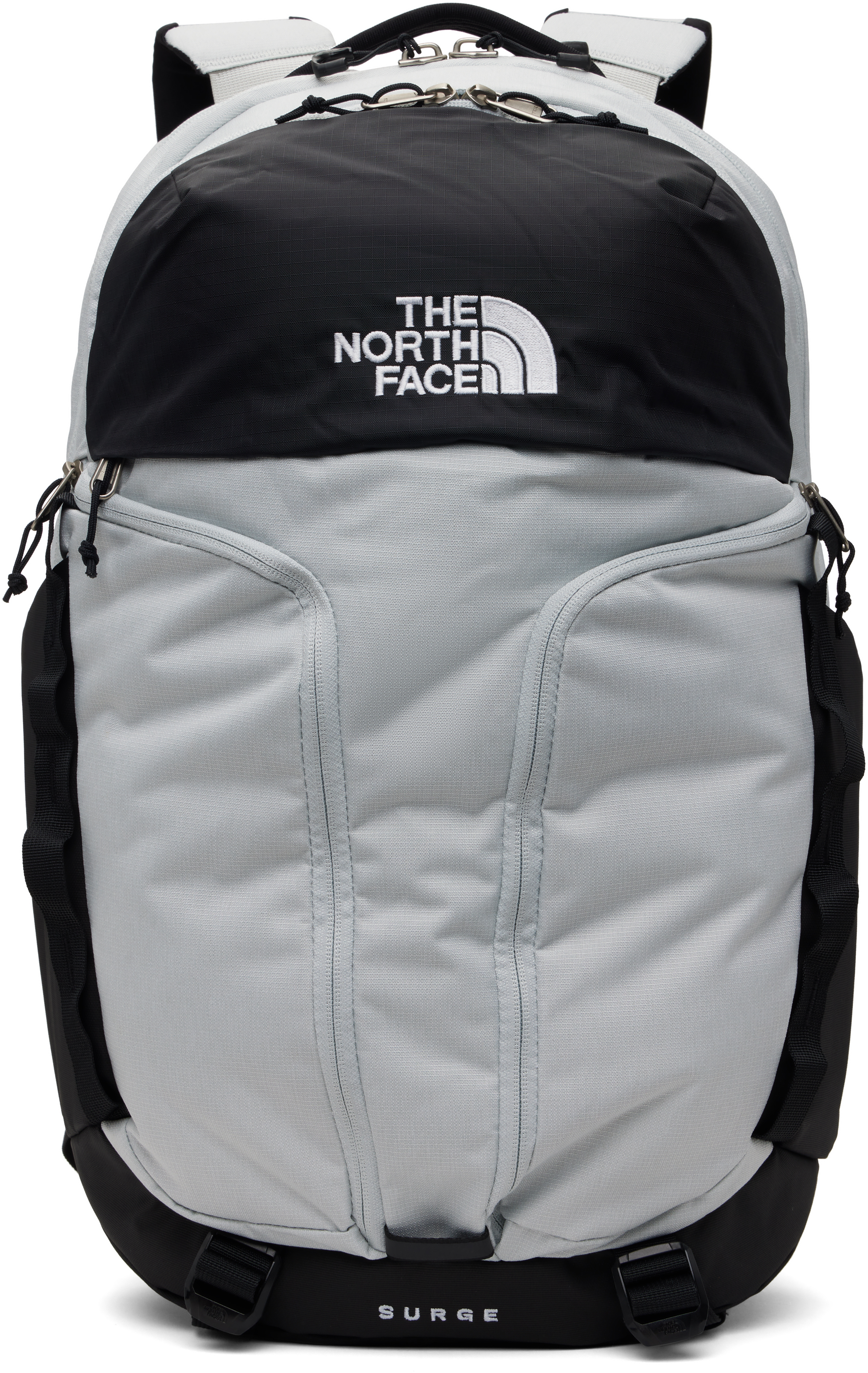 

Серо-черный рюкзак Surge The North Face, Tin grey dark heather/TNF Black