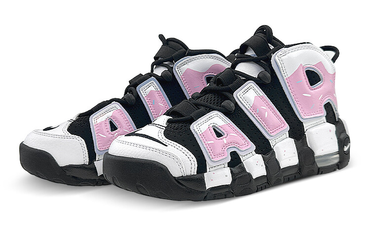 Женские баскетбольные кроссовки Nike Air More Uptempo Vintage, Black — фото 4