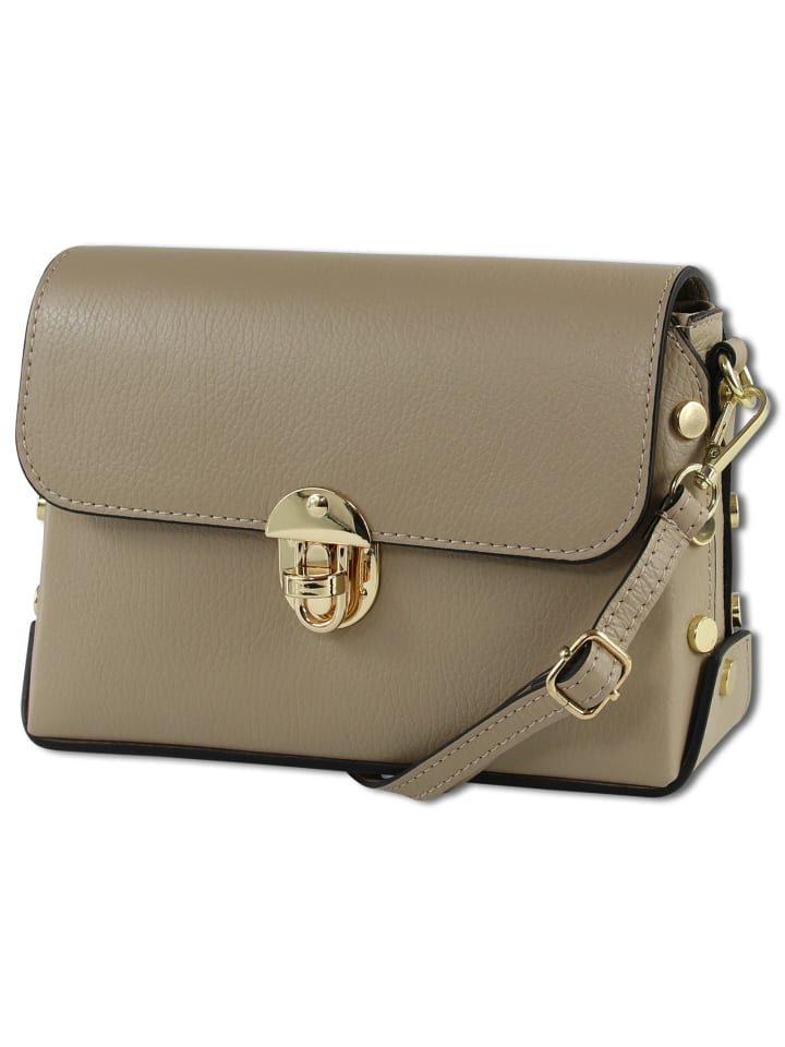 

Наплечная сумка Toscanto Umhängetasche Leder taupe, beige ca. 22cm, Коричневый, Наплечная сумка Toscanto Umhängetasche Leder taupe, beige ca. 22cm