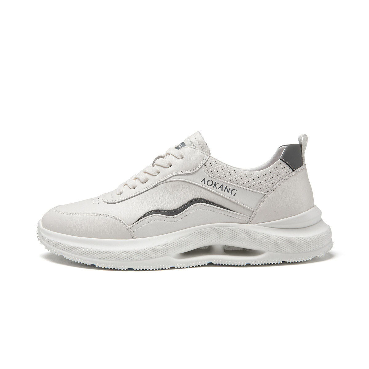 

Кроссовки мужские Lifestyle Shoes Men Low-Top White Gray Aokang