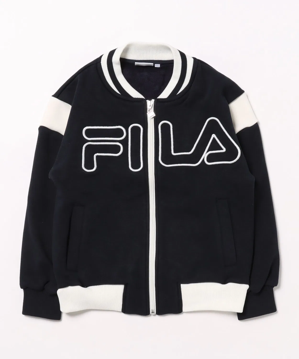 Куртка FILA с логотипом, детская, тёмно-синяя