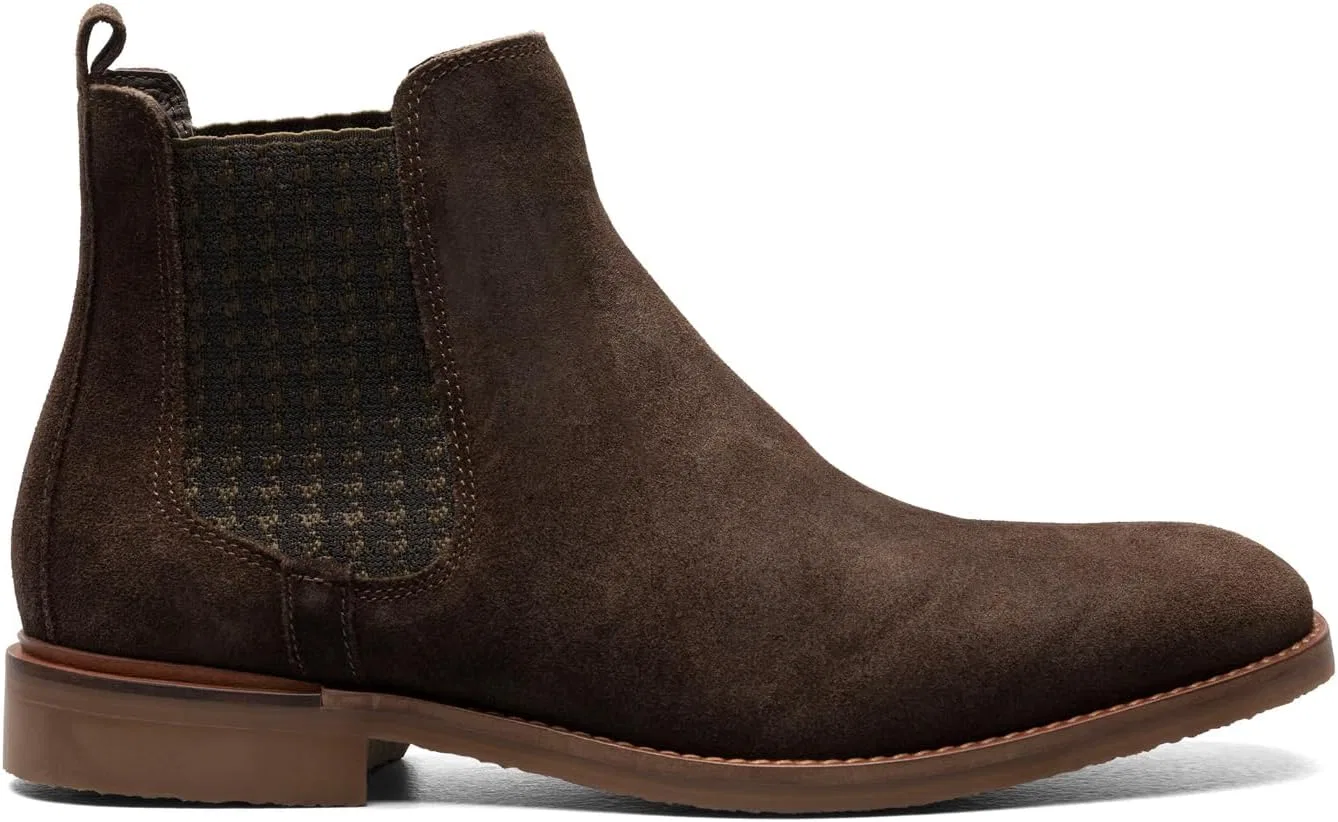 Мужские ботинки Stacy Adams Gabriel, модель «челси», Chocolate Brown Suede — фото 2