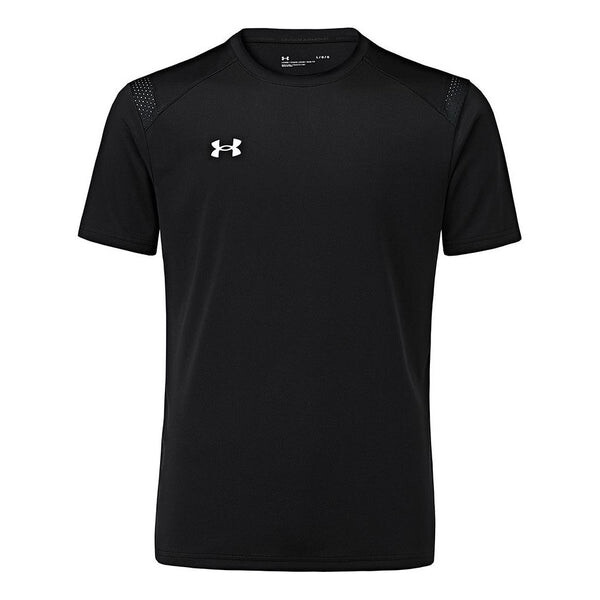 

Футболка running t-shirt 'black' Under Armour, черный