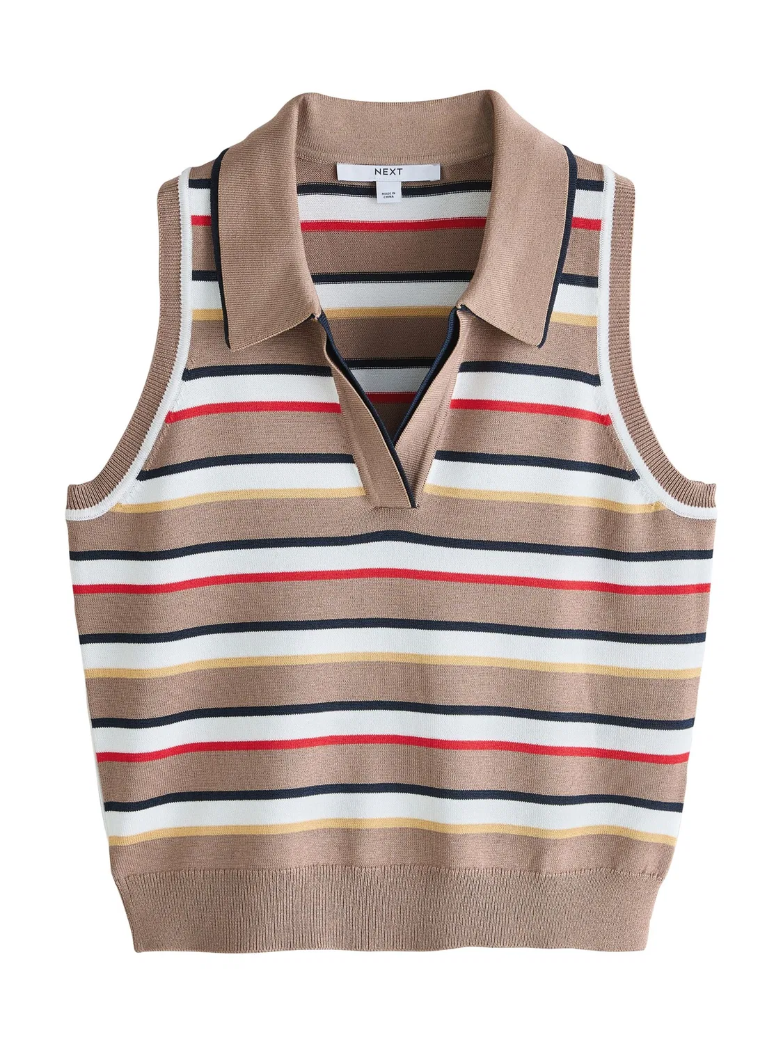 Вязаный топ Next, Dark Beige