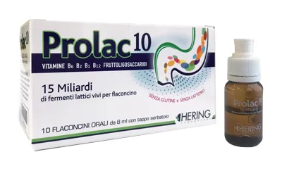 

Prolac10 Молочнокислые ферменты 8 мл Добавка для кишечной флоры Hering