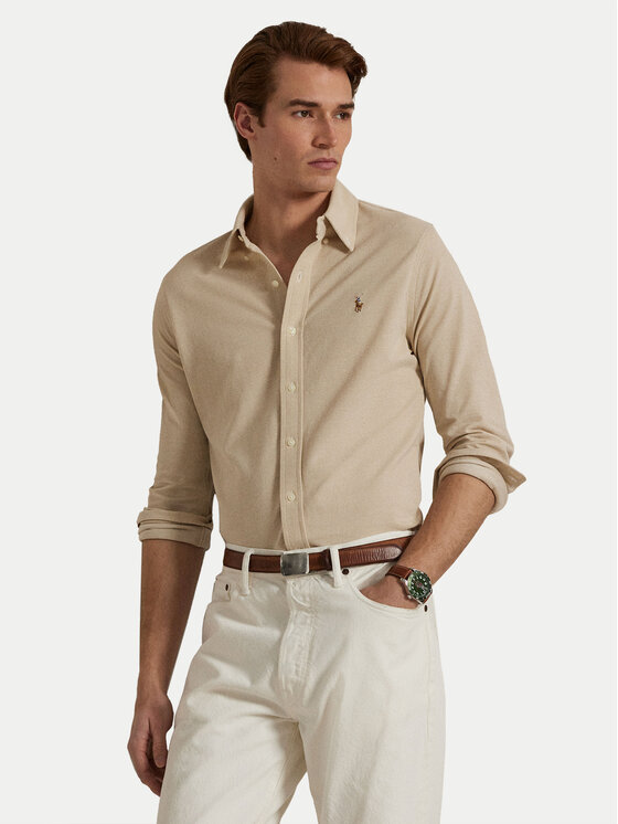 

Рубашка обычного кроя 710979488004 Polo Ralph Lauren, бежевый
