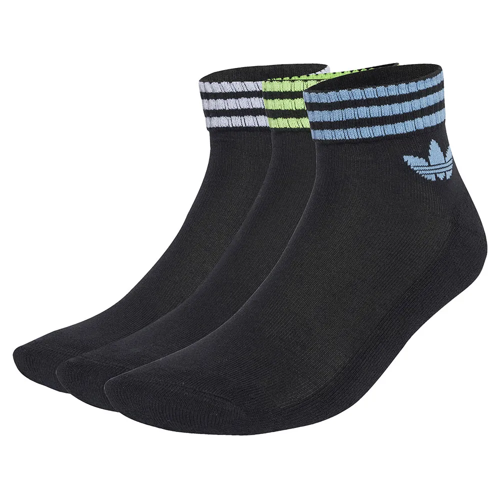 

Носки 3 шт adidas Originals 3 Stripes Ankle, черный