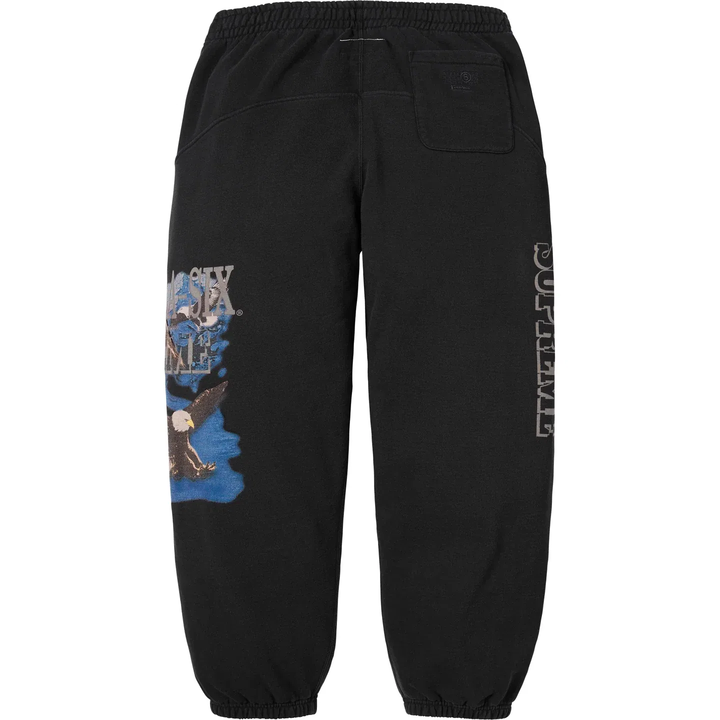 Спортивные штаны MM6 Maison Margiela SS26 WEEK4 Eagle Sweatpant Knitted, унисекс Supreme, Purple/Purple — фото 4