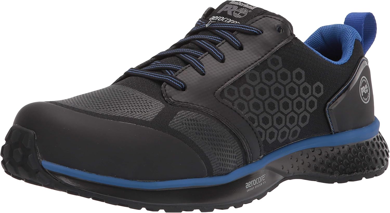 

Рабочие туфли Timberland PRO Men's Reaxion с композитным носком для спорта, черный/синий