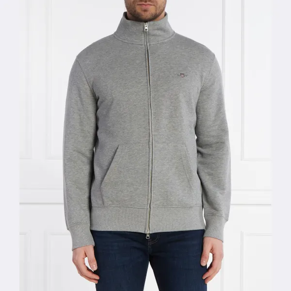 

Толстовка стандартного кроя со щитом Gant, серый