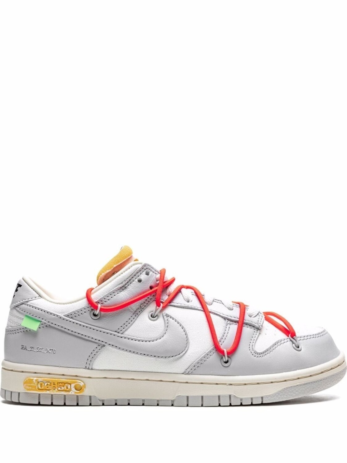 

Кроссовки Nike х Off-White Dunk Low, белый/серый/красный, Красный;серый, Кроссовки Nike х Off-White Dunk Low, белый/серый/красный