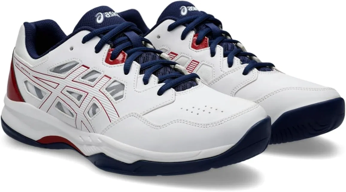 Кроссовки для пиклбола ASICS Gel-RENMA, белый/бордовый — фото 2