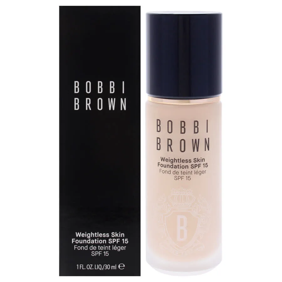 Тональная основа для лица Bobbi Brown Ladies Weightless Skin SPF 15 1 унция N-000 Neutral Alabaster Макияж 716170298191, нейтральный