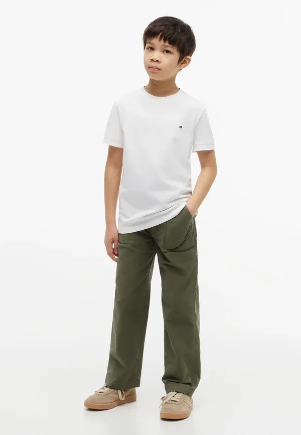 Футболка Tommy Hilfiger Tape Detail Basic, белый — фото 2