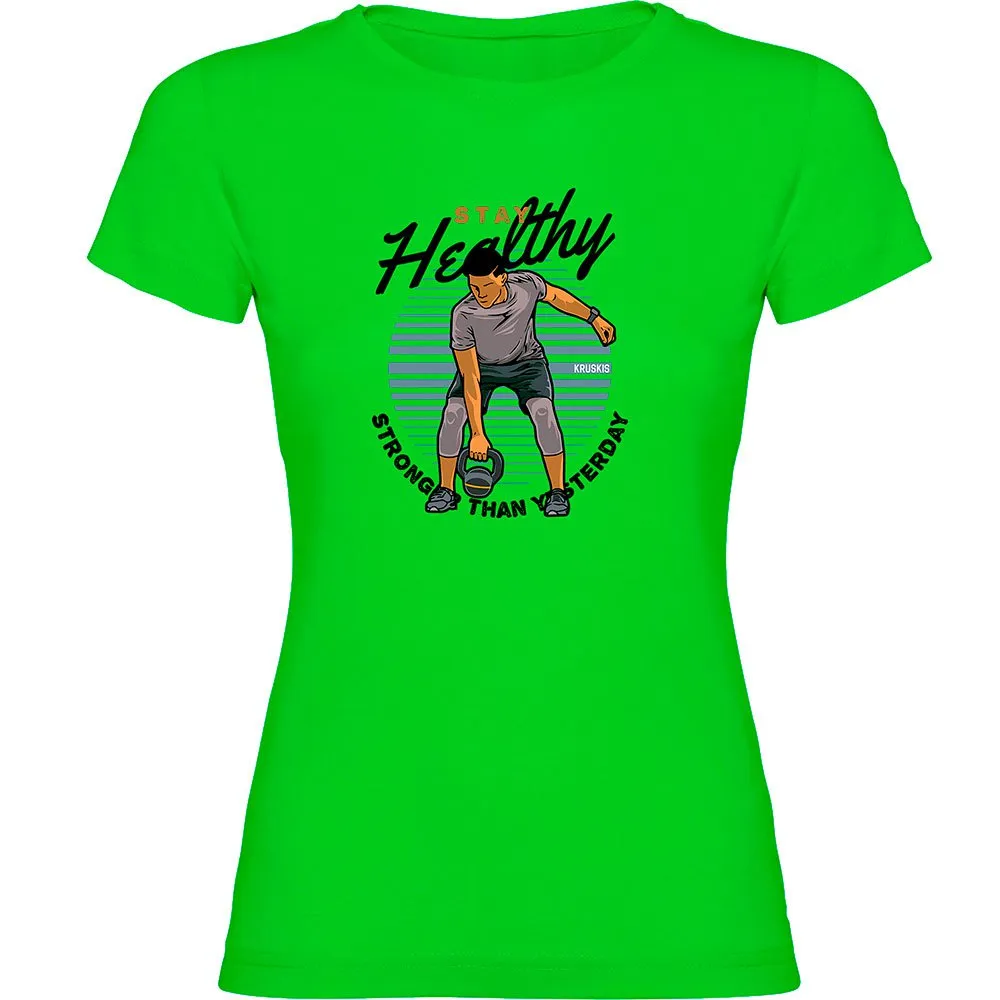 

Футболка Kruskis Stay Healthy, зеленый