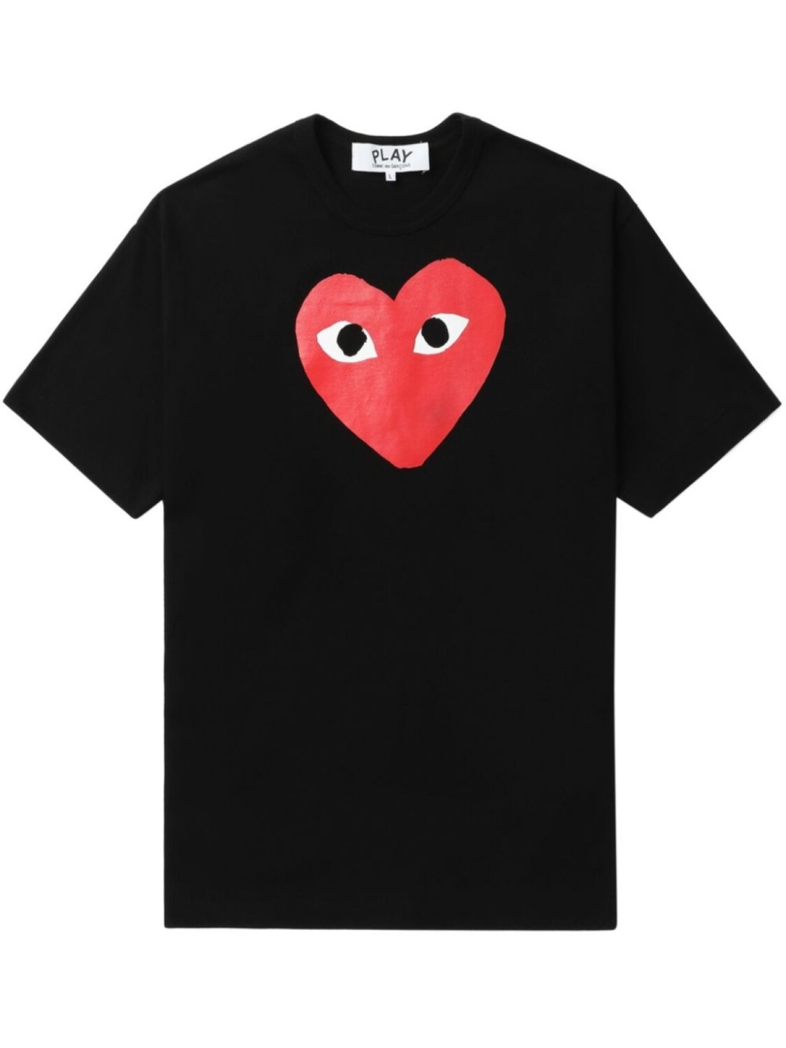 

Comme Des Garçons Play футболка с логотипом, черный