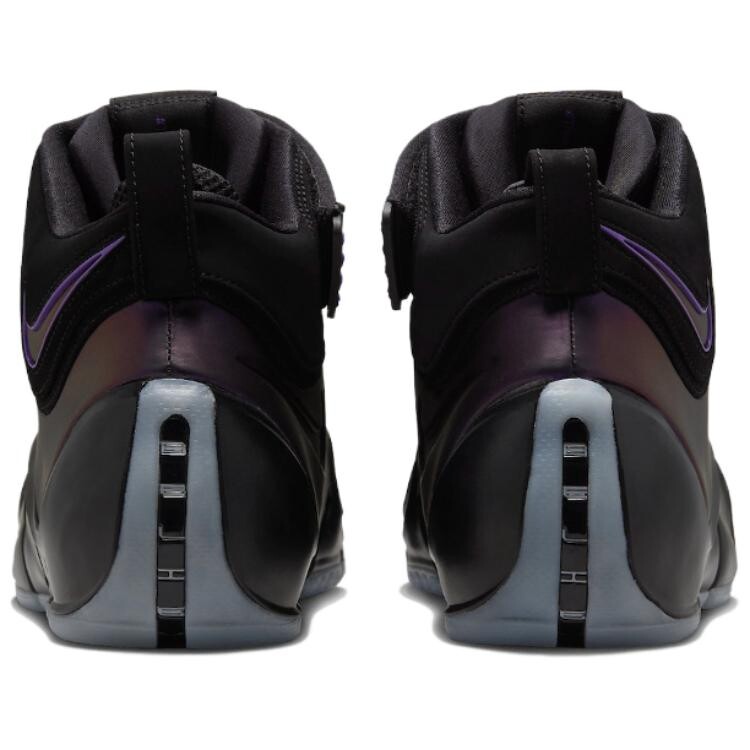 Мужские баскетбольные кроссовки Nike Lebron 4 Vintage, Black/Purple — фото 3