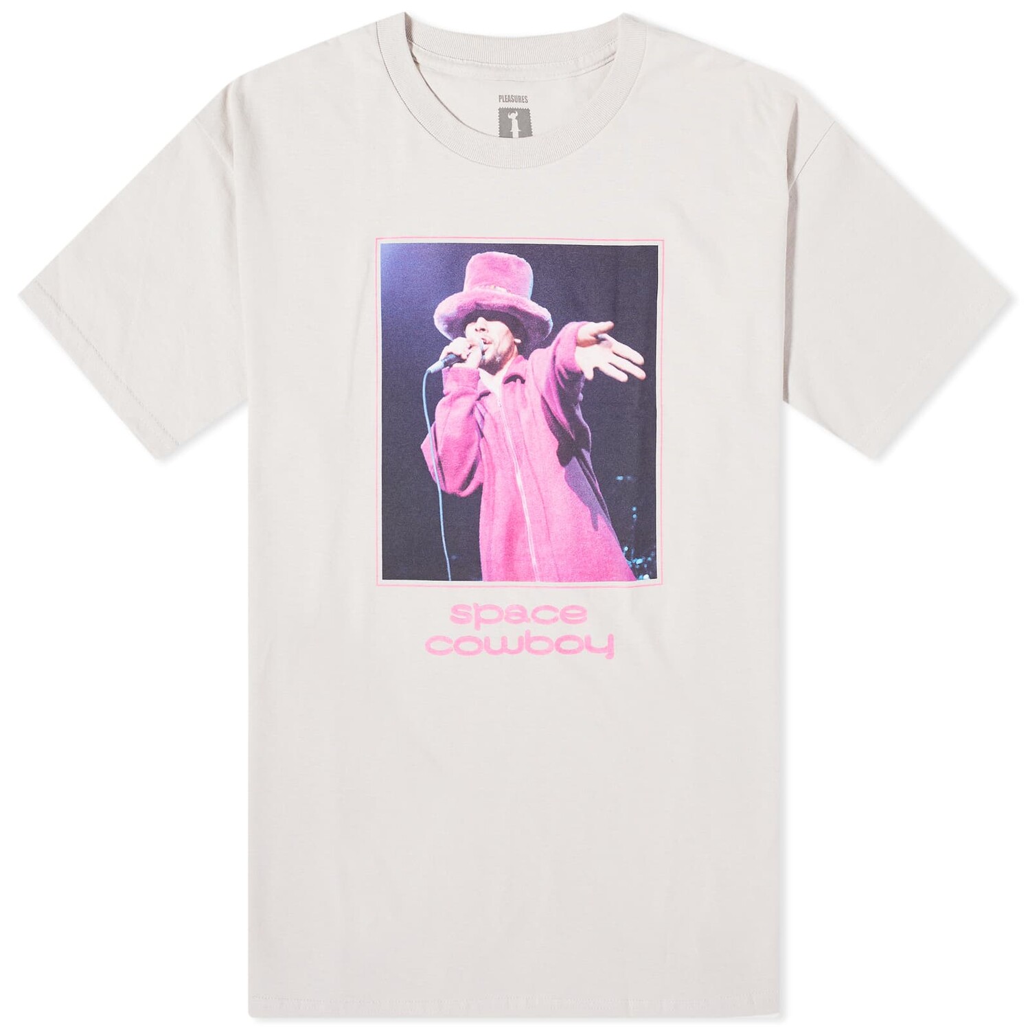 

Футболка Pleasures X Jamiroquai Space Cowboy, серый