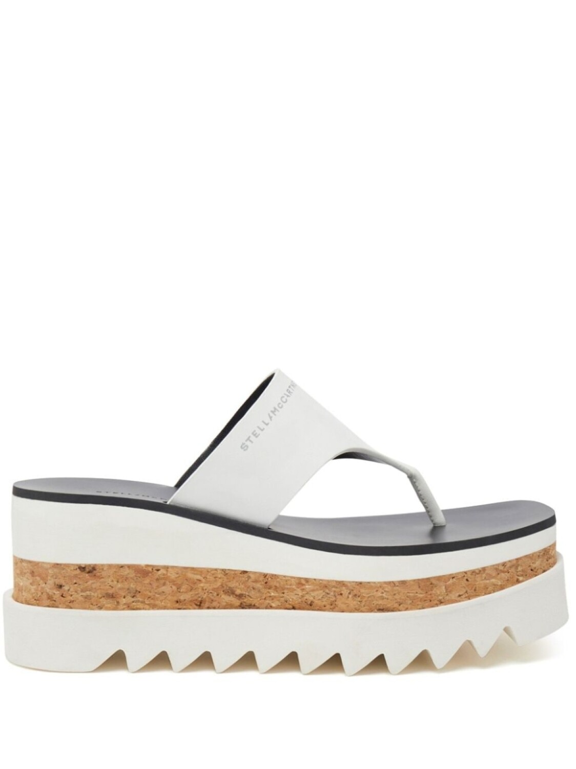 

Stella McCartney сандалии Sneak-Elyse 80 на платформе, белый