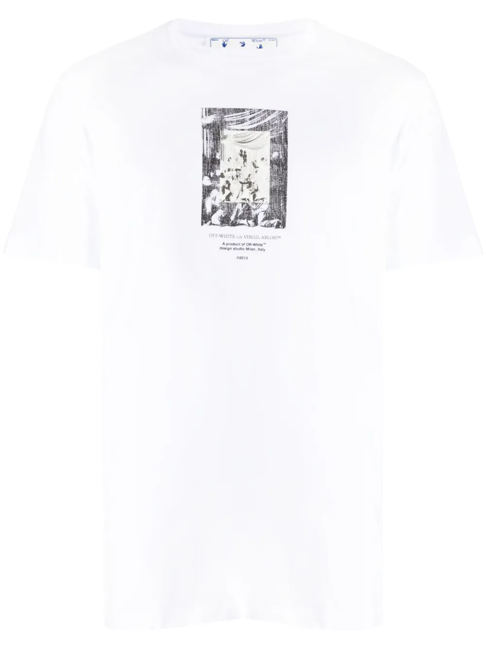 

Футболка с графичным принтом OFF-WHITE, белый