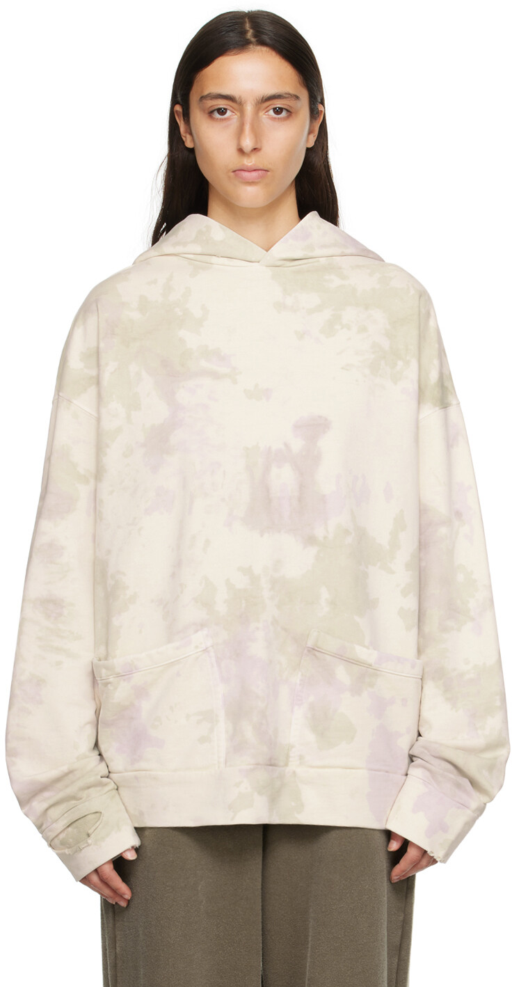 

Off-White худи с потертостями We11done