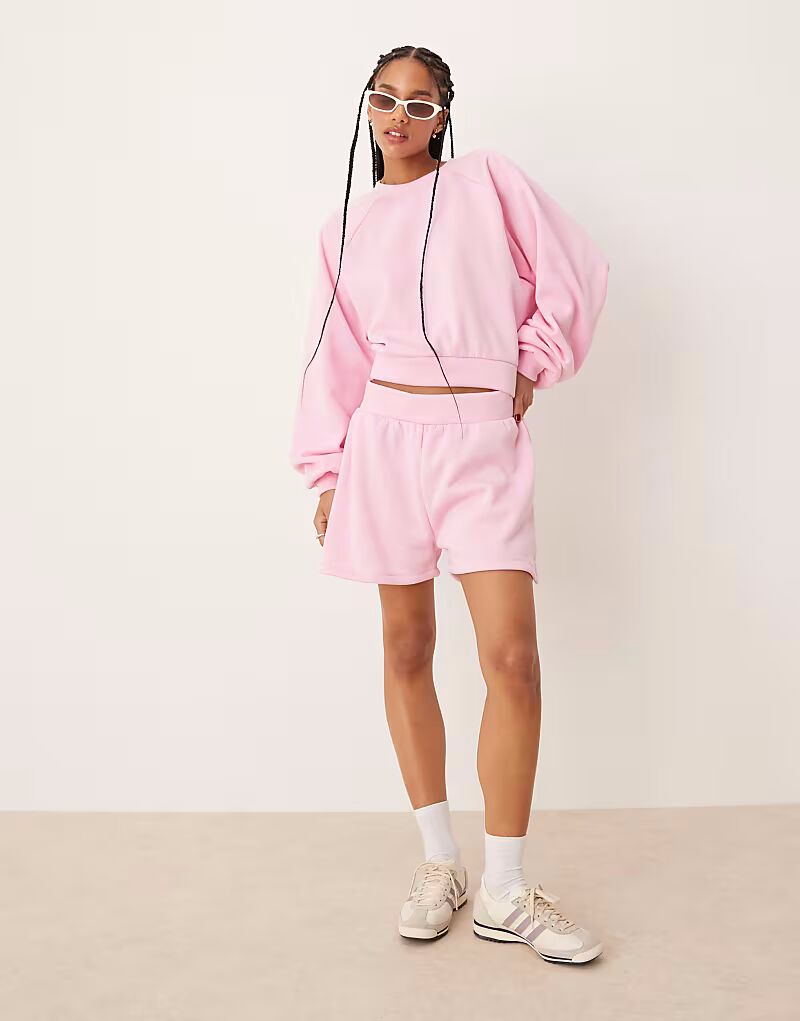 

Спортивные шорты ASOS DESIGN розового цвета
