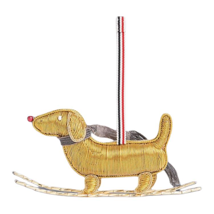 

THOM BROWNE Металлический кулон унисекс золотой, Gold