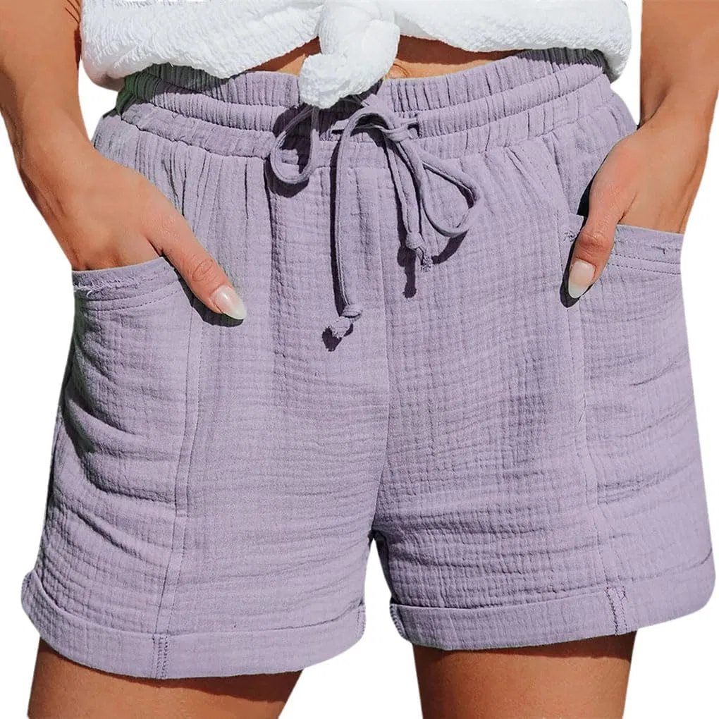 Шорты Active, Polyester, Casual, Light Purple