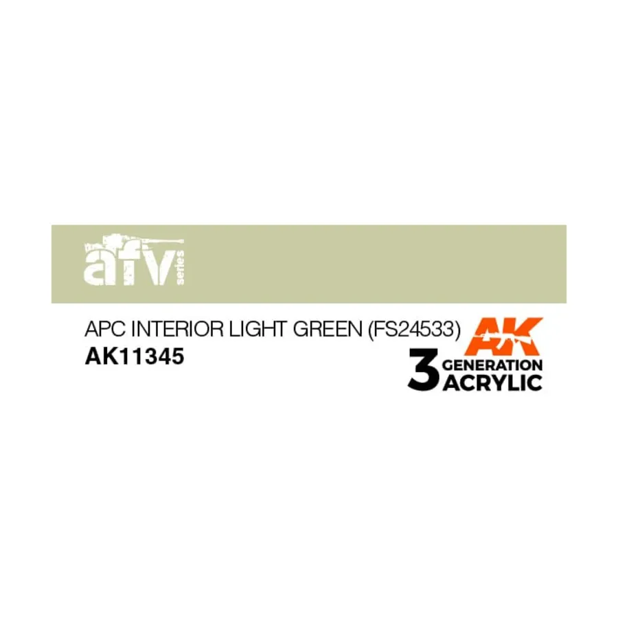 

Интерьер APC светло-зеленый (FS24533), 3rd Gen Acrylic - AFV