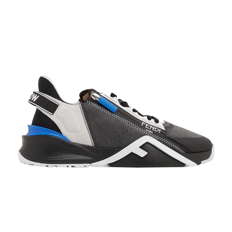 

Кроссовки Fendi Flow Slip-On 'Grey Black Blue', серый