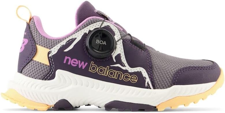 Беговые кроссовки New Balance Kids Dynasoft Trail Magic V1 Boa, Zinc/Interstellar/Solar Flare — фото 3