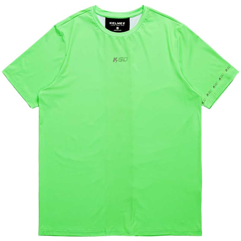 

Футболка мужская с круглым вырезом, прямой крой KELME, neon зеленый