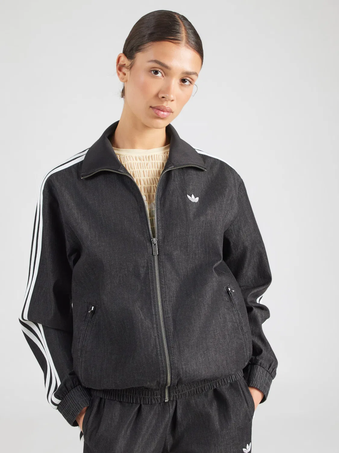 Куртка Adidas Originals Between-Season Jacket FB темно-синего цвета — фото 3