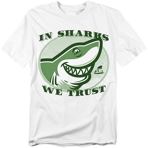 

Футболка Big & tall shark week in sharks we trust Licensed Character
