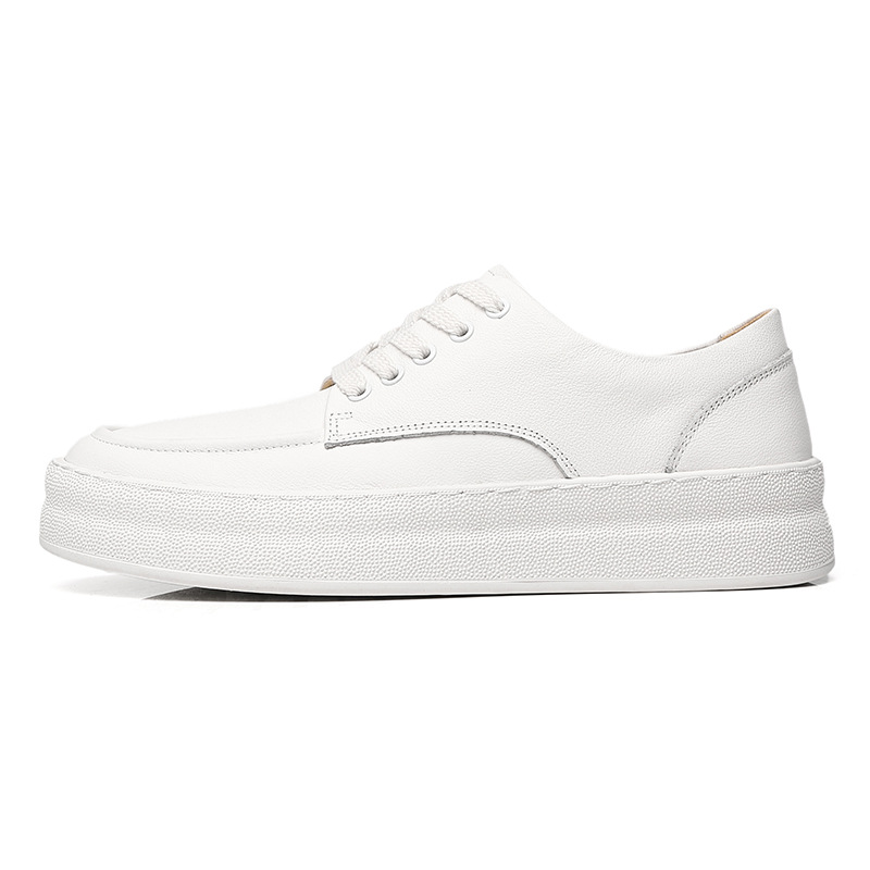 

Износостойкие дышащие низкие мужские кроссовки для скейтбординга Devanro, White