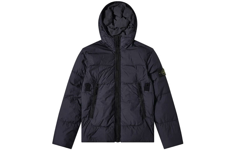 Пуховик мужской темно-синий Stone Island, синий