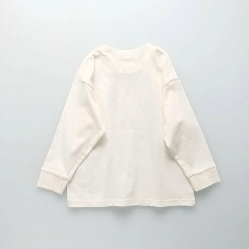 Футболка с длинными рукавами с различными графическими принтами Branshes, 93: Off-white_My dog — фото 2