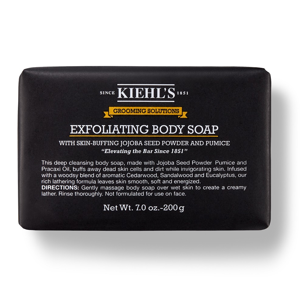 

Отшелушивающее мыло для тела для мужчин grooming solutions exfoliating body soap Kiehl'S, вес 200 гр.