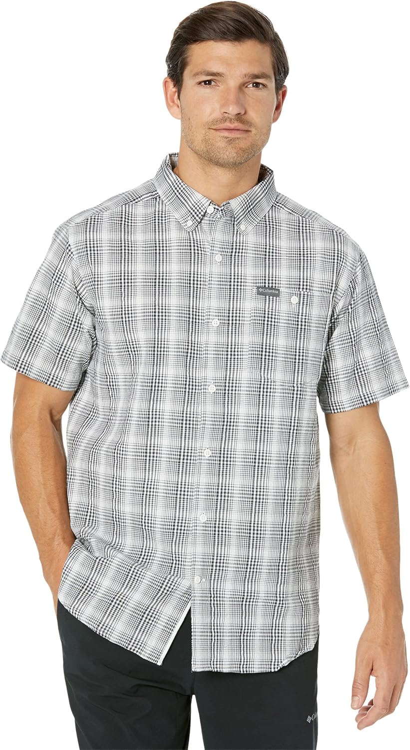 

Мужская рубашка Columbia Brentyn Trail II с коротким рукавом, City Grey Ombre Gingham