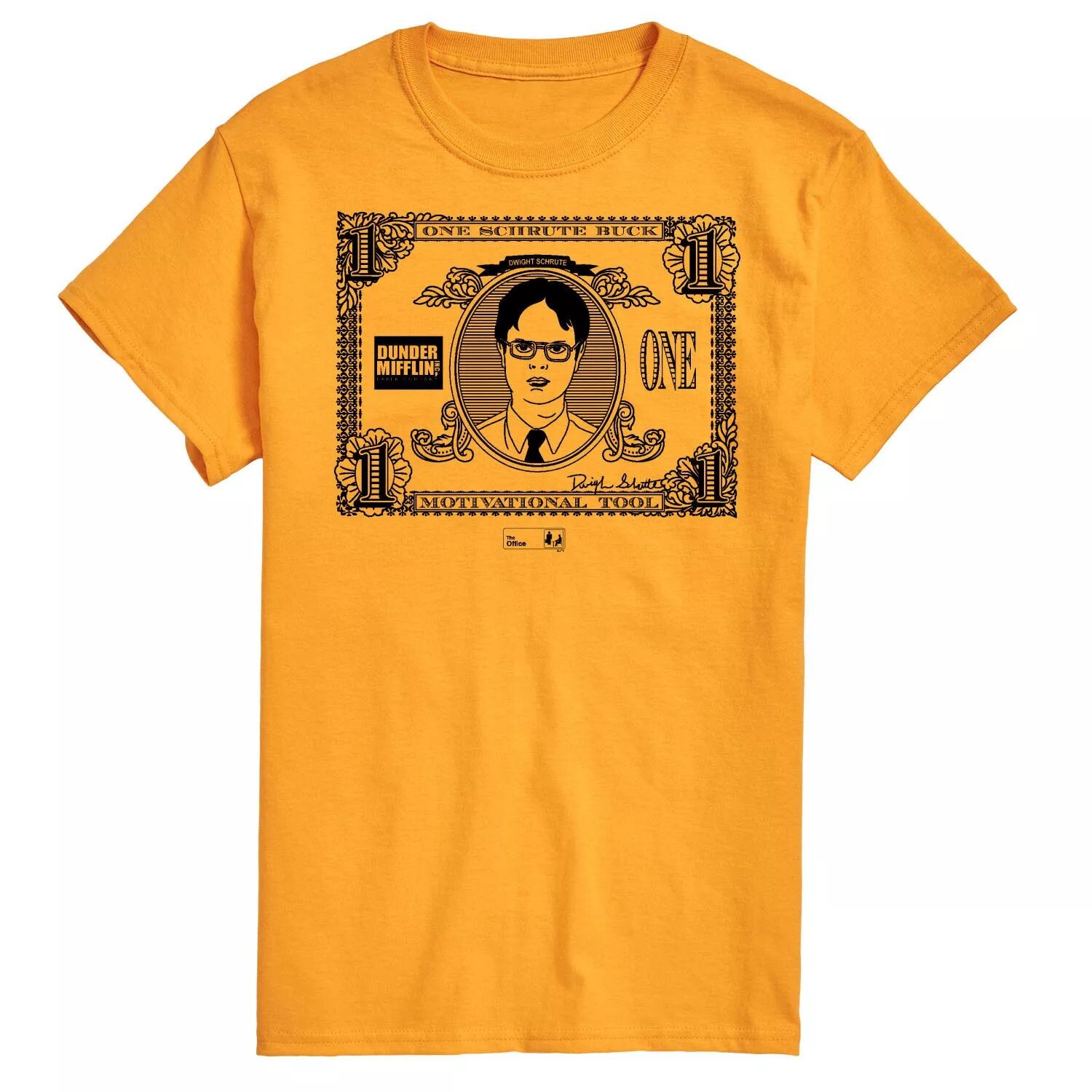 

Мужская футболка The Office One Schrute Buck Licensed Character