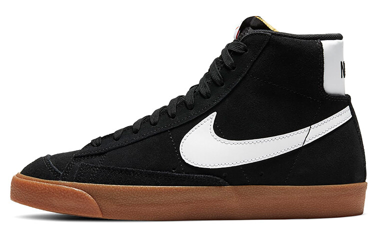 Кроссовки Nike Blazer Mid 77, черный/белый/коричневый