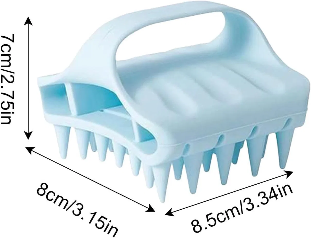 Силиконовый массажер для кожи головы «Shampoo Brush» Generisch, Blue — фото 4
