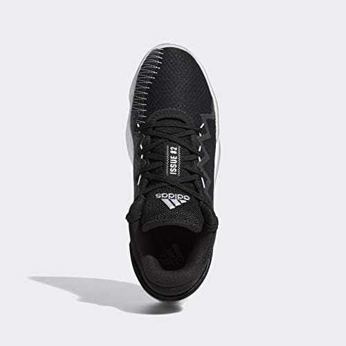 Баскетбольные кроссовки Adidas D.o.n. Issue 2 для детей и подростков, черно-белый — фото 3