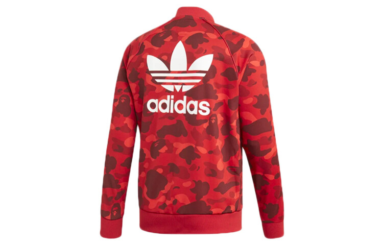Спортивная куртка Adidas X BAPE Adicolor, красный — фото 2