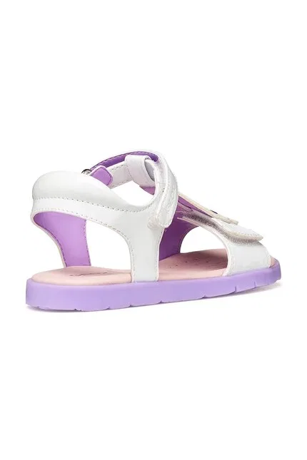 Сандалии детские с закрытым носком SANDAL JOYFOOT Geox, белый — фото 3